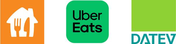 Lieferando, Uber Eats, Datev